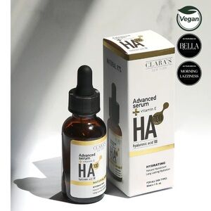 CLARA’S Advanced Hydrating Hyaluronic Acid 100 Serum 1oz $25 NIB